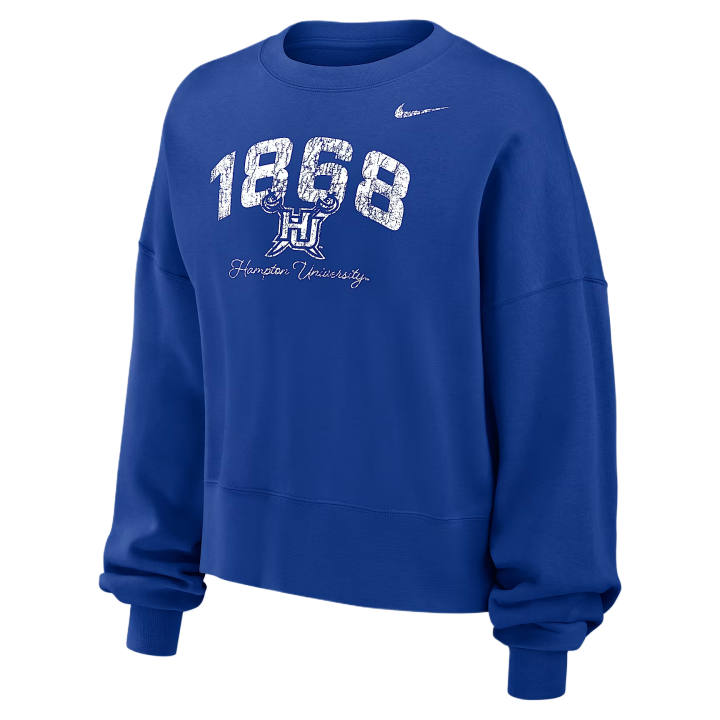Nike Nike College (Hampton University) Women's Phoenix Fleece Crew-Neck Sweatshirt