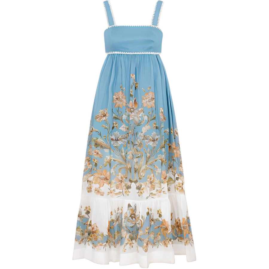 Zimmermann Sleeveless Dresses Women's Blue Moderate Long