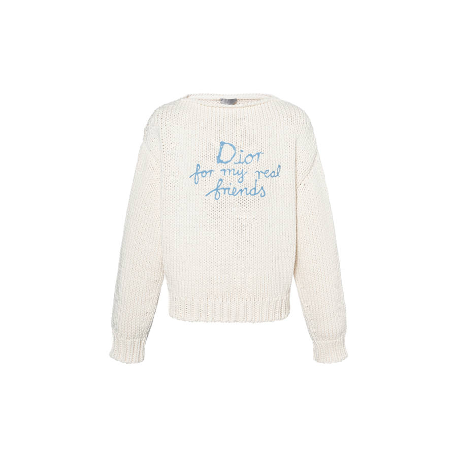 DIOR Homme Boat Neck Knitted Jumper