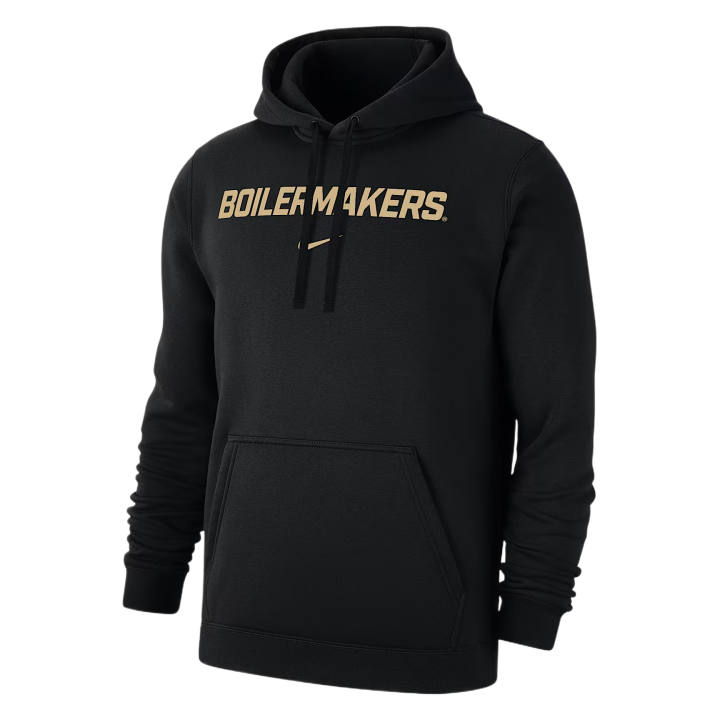 Nike Nike Purdue Club Fleece Men's Nike College Pullover Hoodie