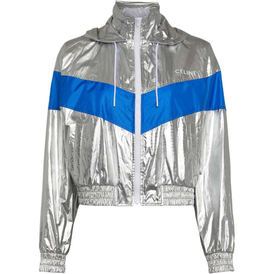 CELINE CELINE Zip Up Track Hooded Jacket