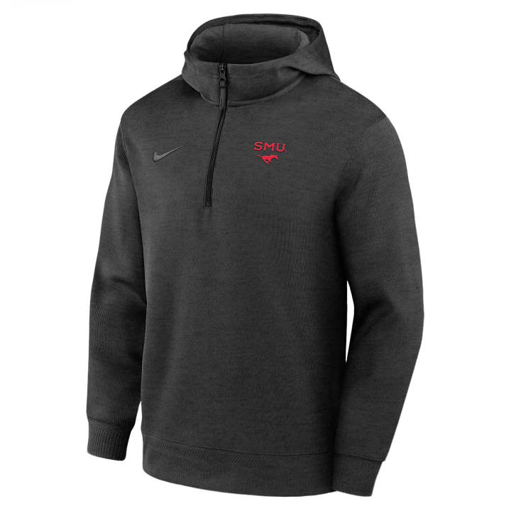 Nike Nike Smu Mustangs Nike Ncaa Men's Basketball Coaches' Pullover Hoodie