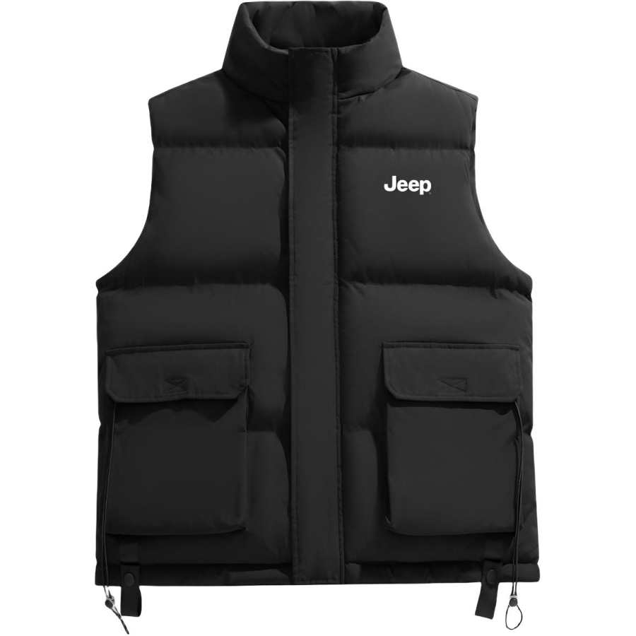 Jeep Jeep Down Vests Unisex Stand Collar Moderate