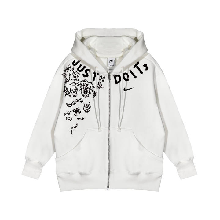 Nike Nike Jackets Unisex White Hooded Moderate Other