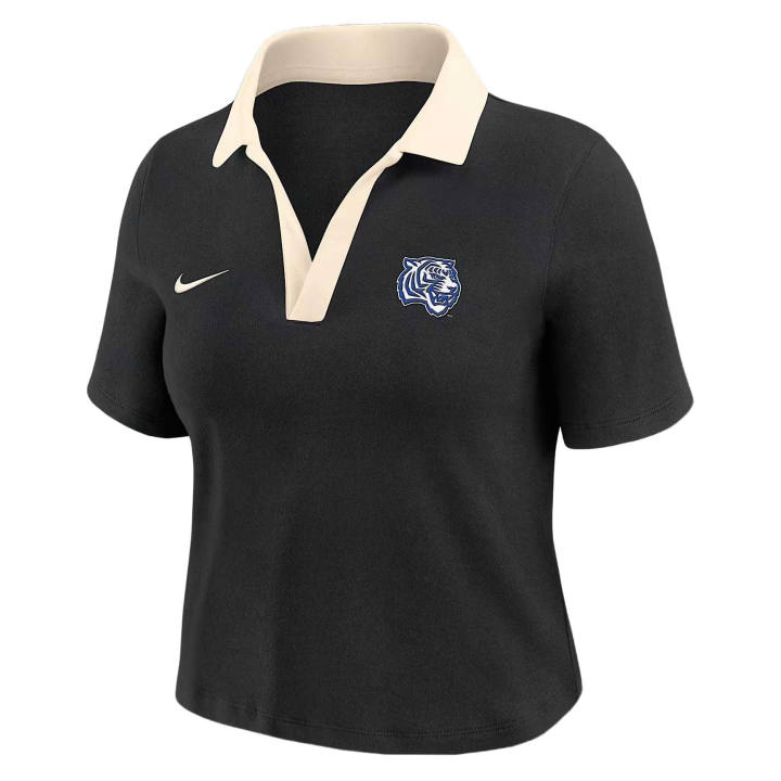Nike Nike College (Tennesse State University) Women's Short-Sleeve Polo Crop Top