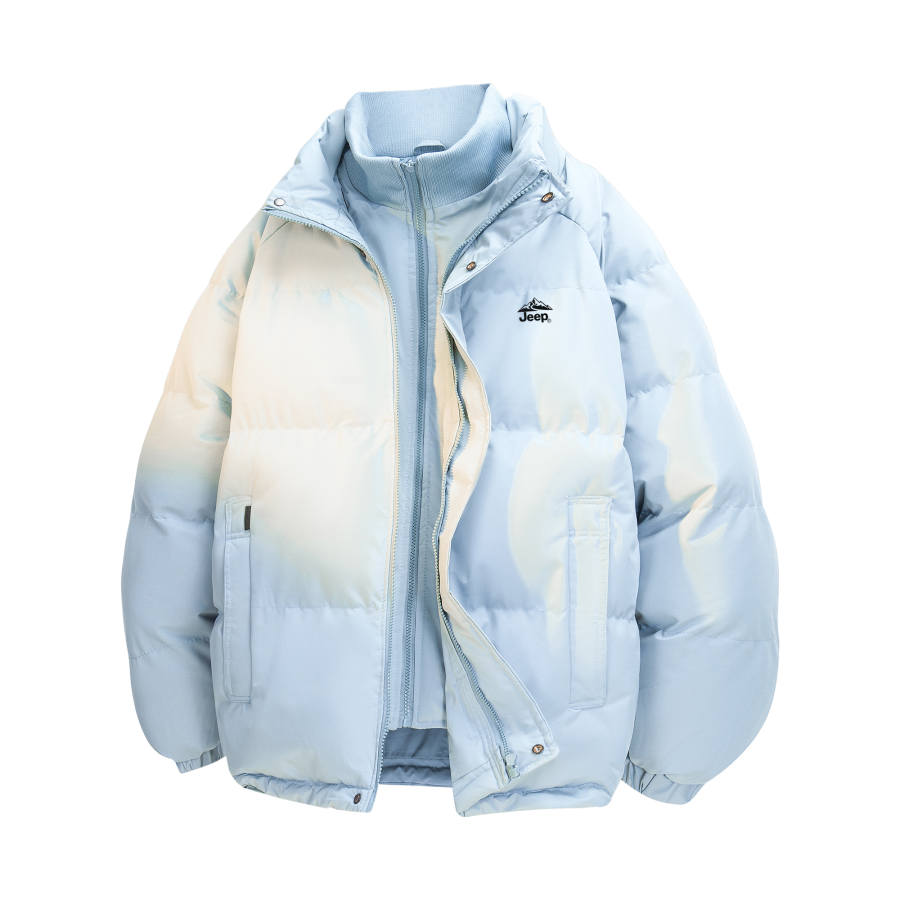 Jeep Jeep Puffer Jackets Unisex Stand Collar Thickened