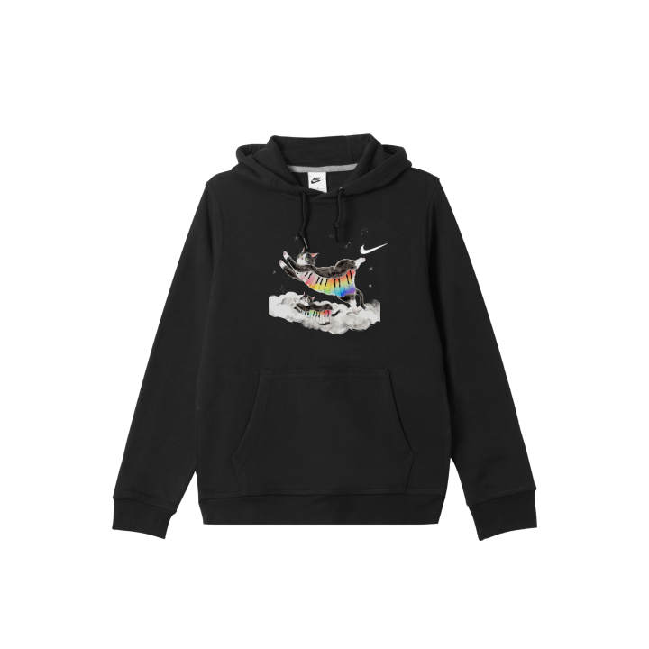 Nike Nike Sweatshirts Men's Black Hooded Moderate Regular