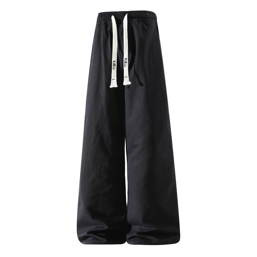 X1617 Casual Pants Unisex Moderate Wide Leg Pants