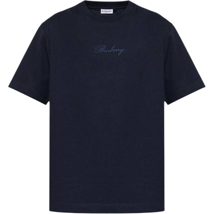 Burberry Logo Embroidered Crewneck T-Shirt