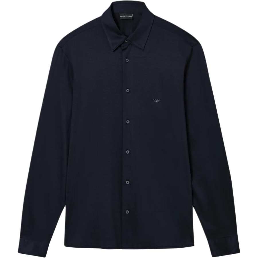Emporio Armani logo-detail button-up shirt