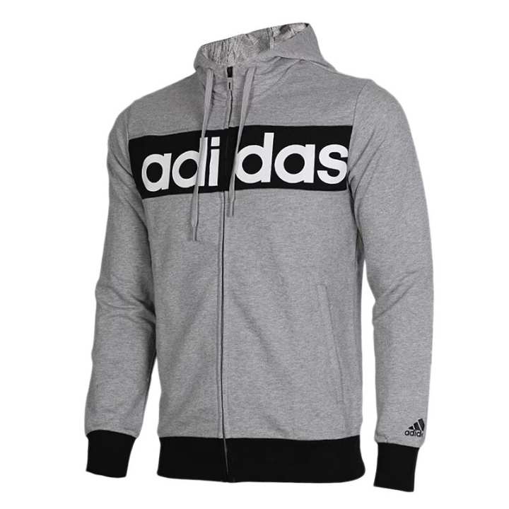 Adidas Adidas Jackets Men's Gray Hooded Moderate Other