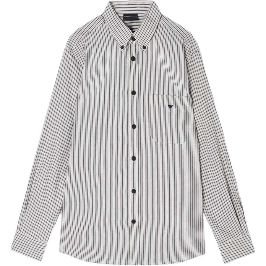 Emporio Armani striped button shirt