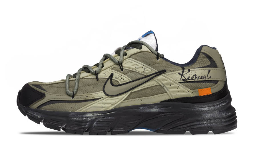 Nike Nike Initiator Cushioning Abrasion Resistant Breathable Low top Running Shoes Men's Green