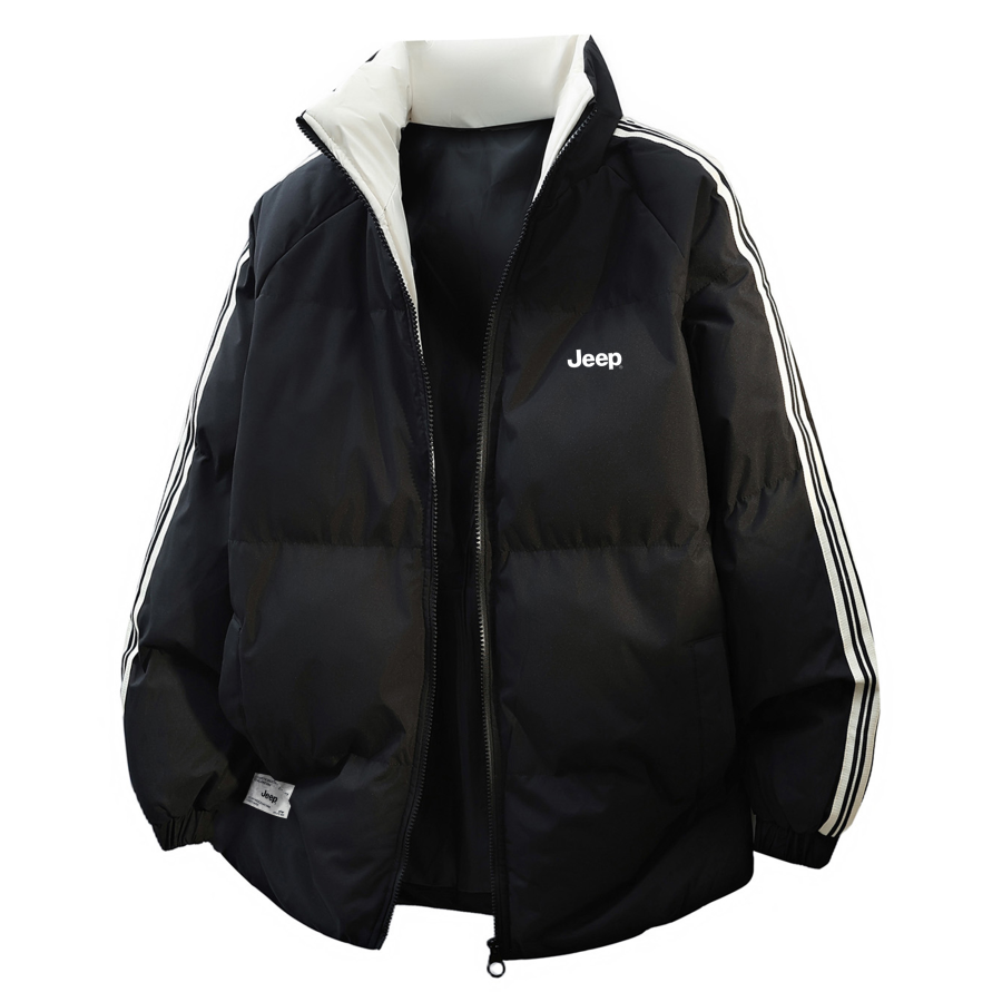 Jeep Jeep Puffer Jackets Unisex Stand Collar Thickened