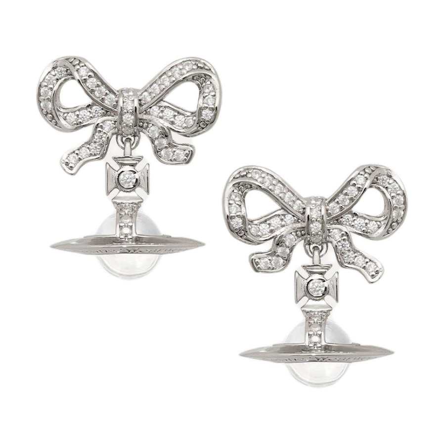 Vivienne Westwood Earrings Women's Silver/Transparent