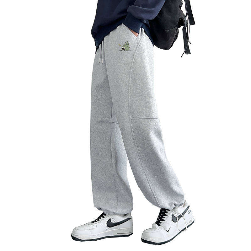 Tonlion Casual Pants Unisex Moderate Sweatpants