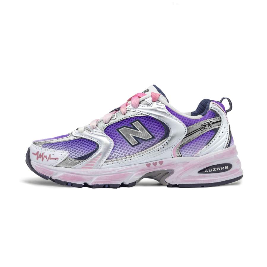 New Balance New Balance NB 530 Cushioning Abrasion Resistant Breathable Lightweight Low top Running Shoes Unisex Pink