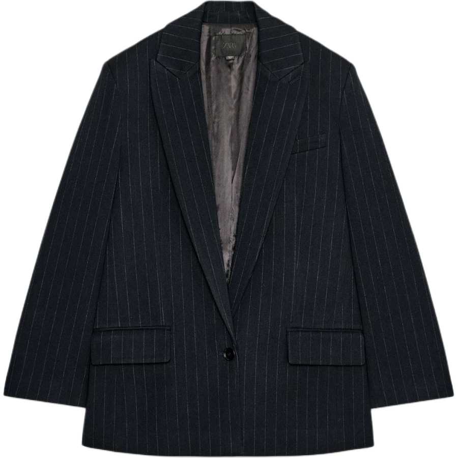 ZARA Business Suits Women's Sea Blue Moderate