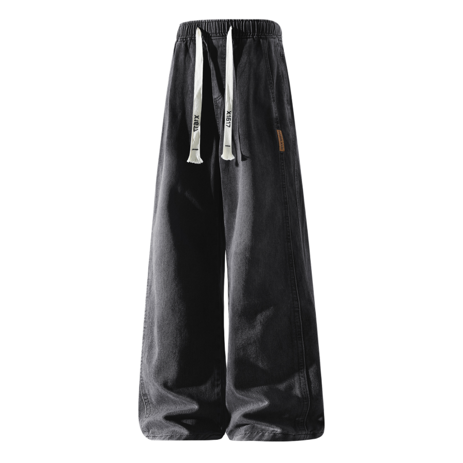 X1617 Casual Pants Unisex Thickened Wide Leg Pants
