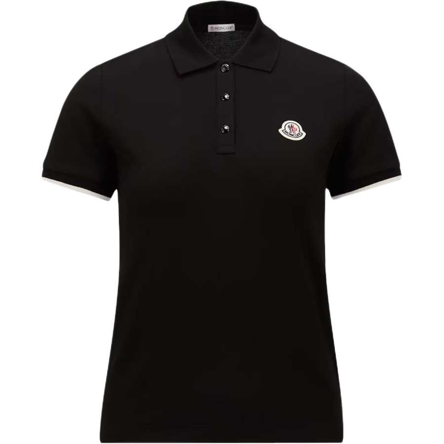 Moncler Moncler Logo Patch Short-Sleeved Polo Shirt