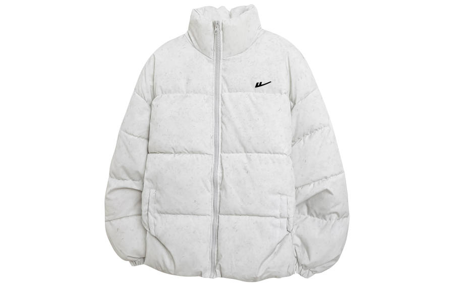 WARRIOR WARRIOR Puffer Jackets Unisex Stand Collar Thickened