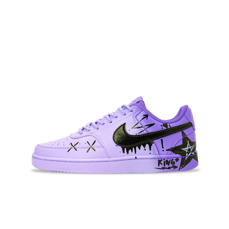 Nike Nike Court Vision 1 Amethyst Love Low top Skateboard Shoes Unisex Purple