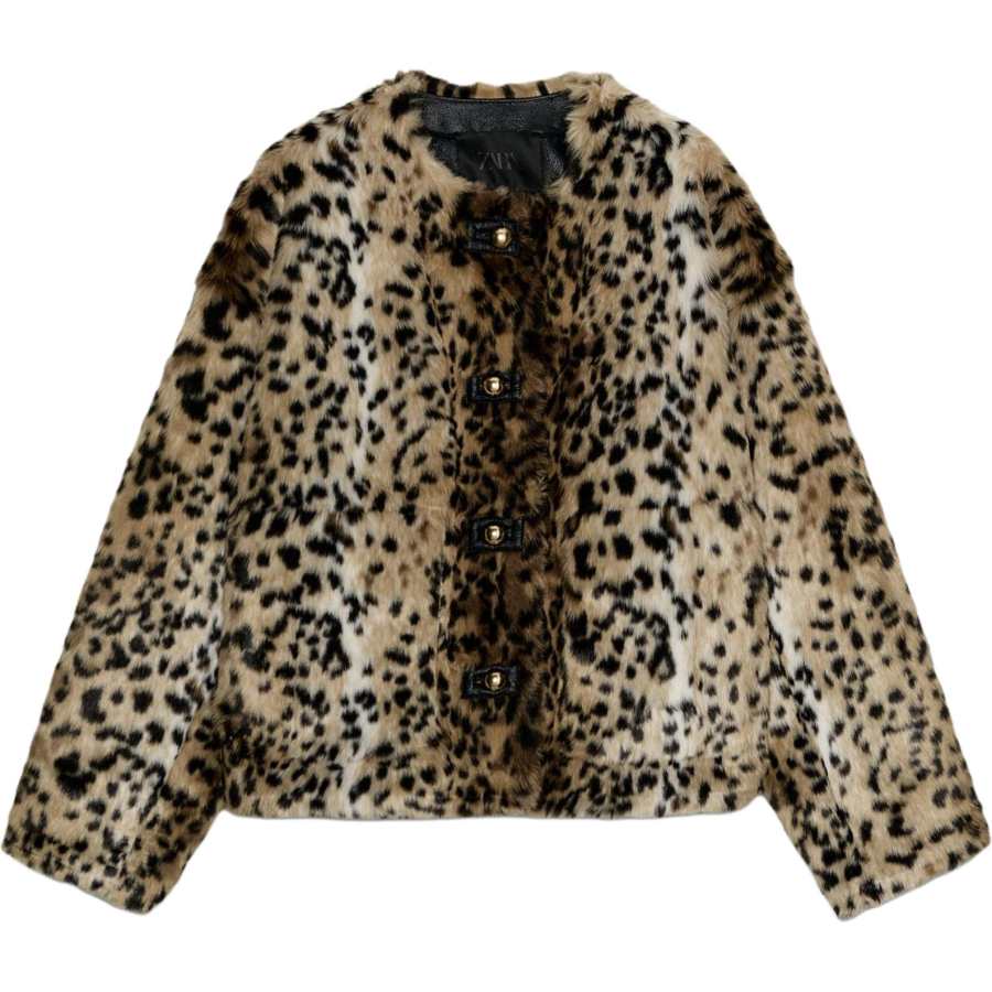 ZARA ZW Velvet feel Coat Women's