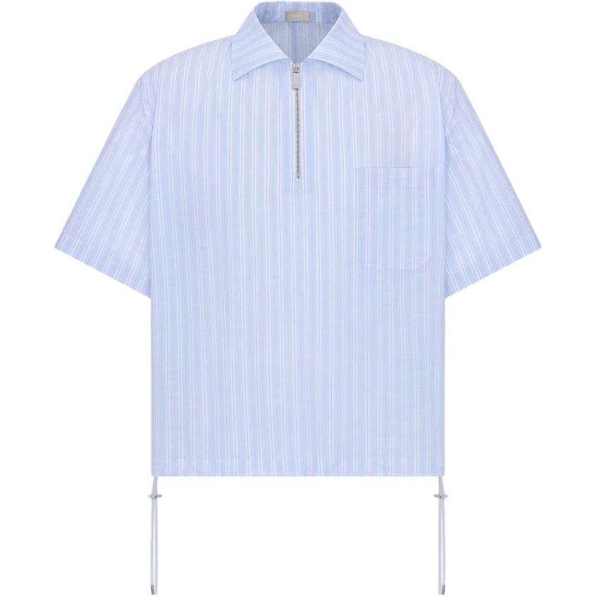 DIOR DIOR Shirts Men's Blue Lapel Moderate Other