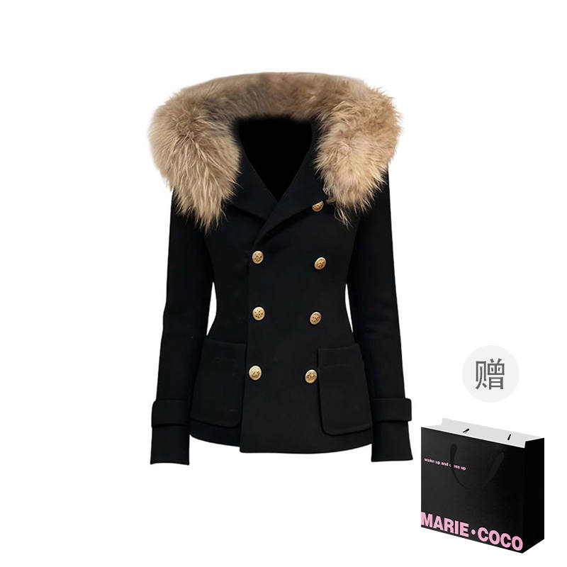 MARIE·COCO MARIE·COCO Coats Women's Coat Fur Collar Moderate