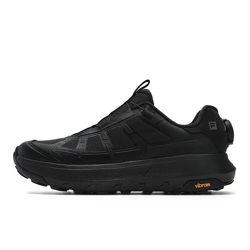 FILA BOA EXPLORER 3 Cushioning Abrasion Resistant Coverage Lightweight Low top Outdoor Shoes Women's Black