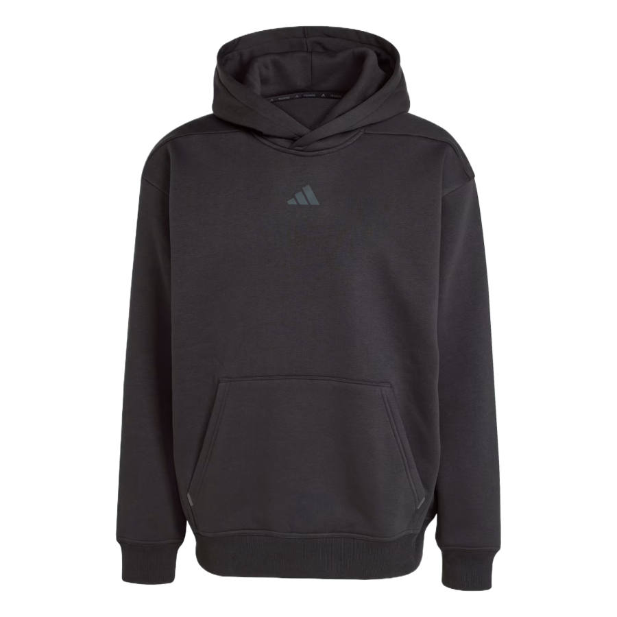 Adidas Adidas Power Sweatshirts Men's Black Hooded Moderate