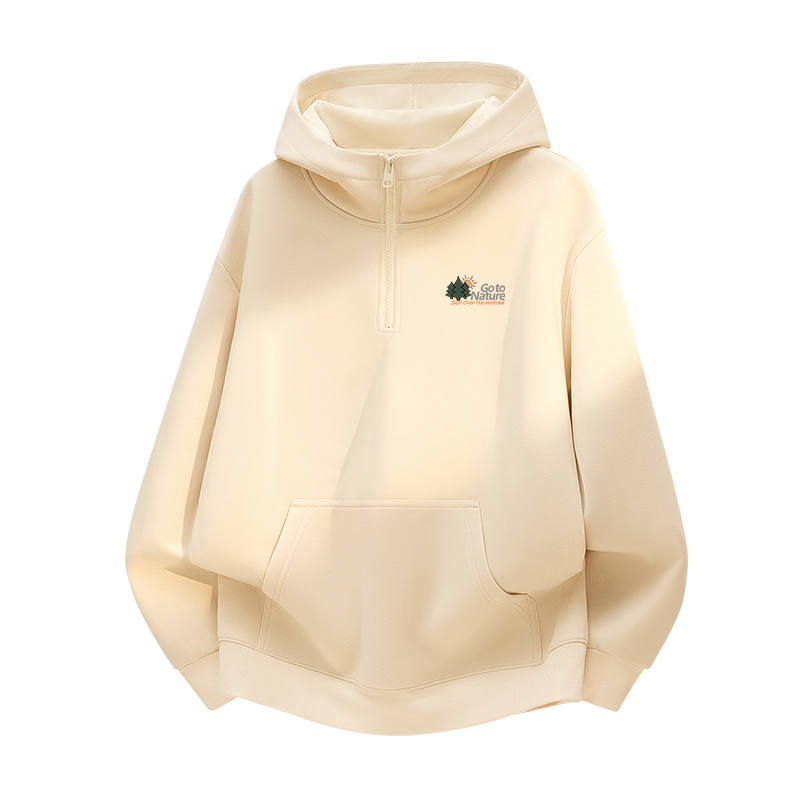 Tonlion Sweatshirts Unisex Hooded Thickened Heavyweight