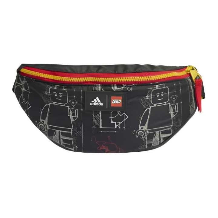 Adidas Adidas Recycled Polyester One Shoulder Crossbody Fanny Pack Sling Bag Unisex Black