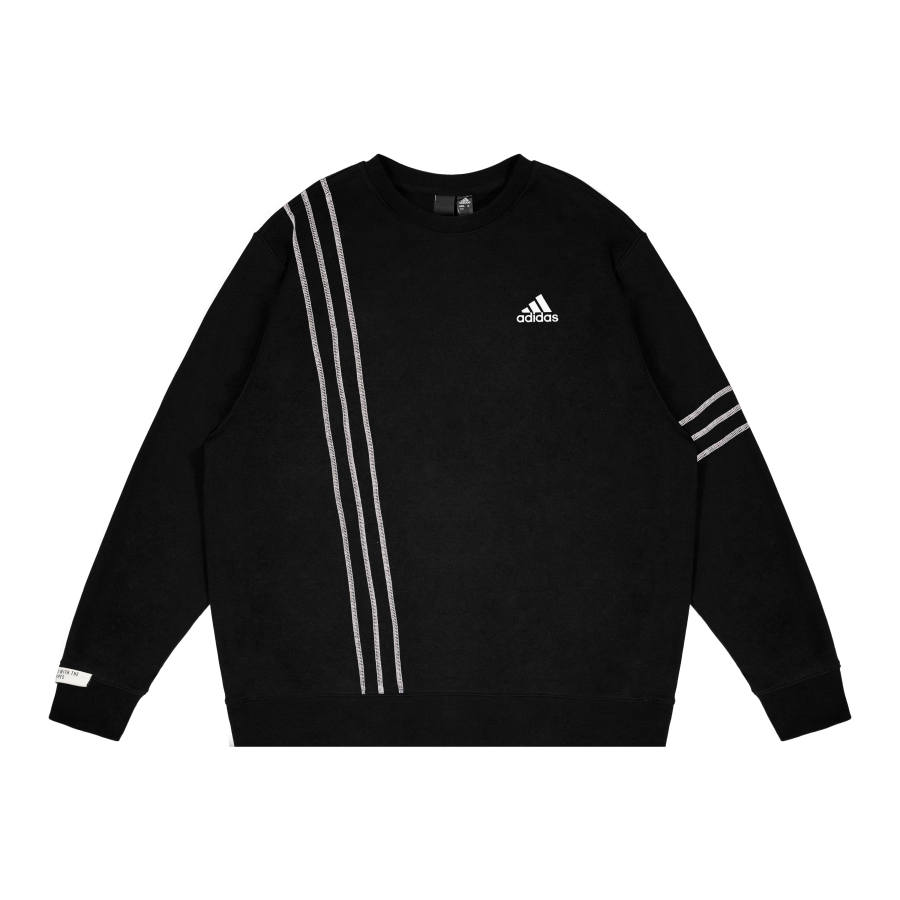 Adidas Adidas Sweatshirts Unisex Black Crew Neck Moderate Regular