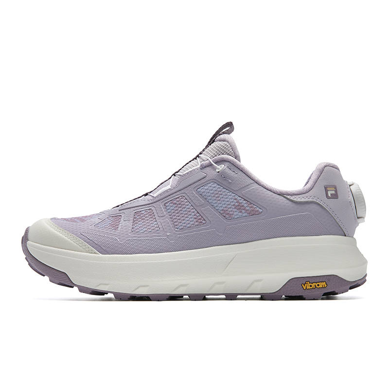 FILA BOA EXPLORER 3 Cushioning Abrasion Resistant Coverage Lightweight Low top Outdoor Shoes Women's Shadow Purple