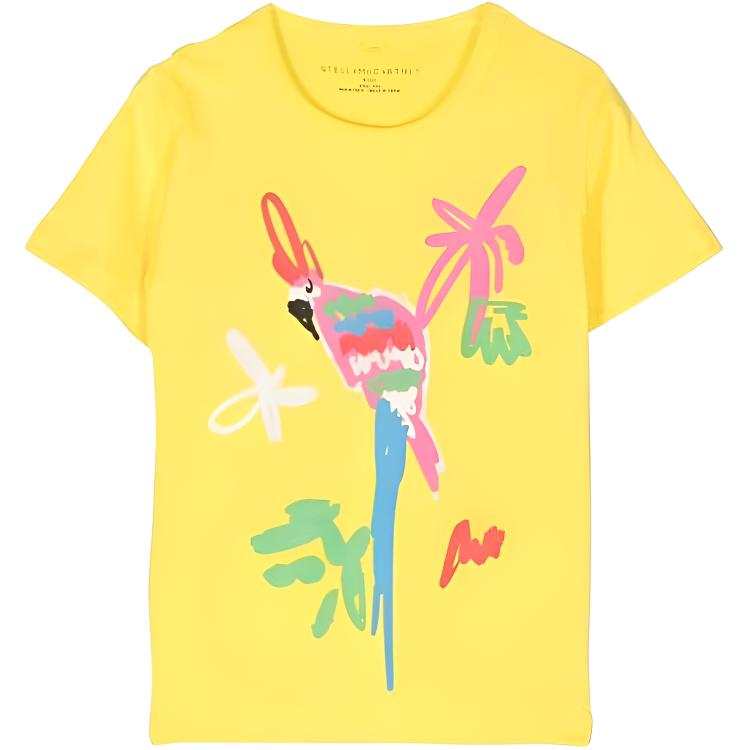 Stella McCartney Kids T Shirts Crew Neck Moderate