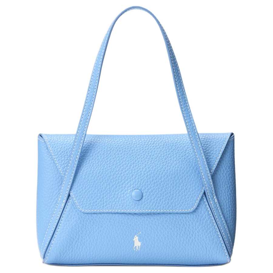 Polo Ralph Lauren Polo Play Leather Handbag Mini Women's Light Blue