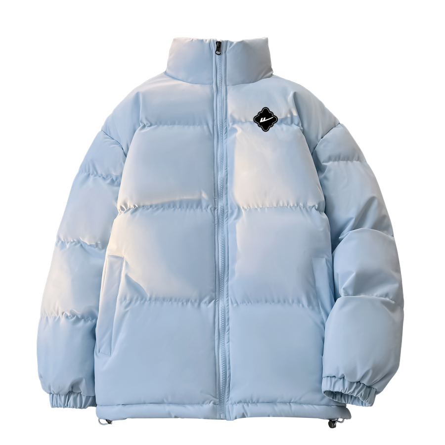 WARRIOR WARRIOR Down Jackets Women's Stand Collar Fleece Lined Puffer Jacket