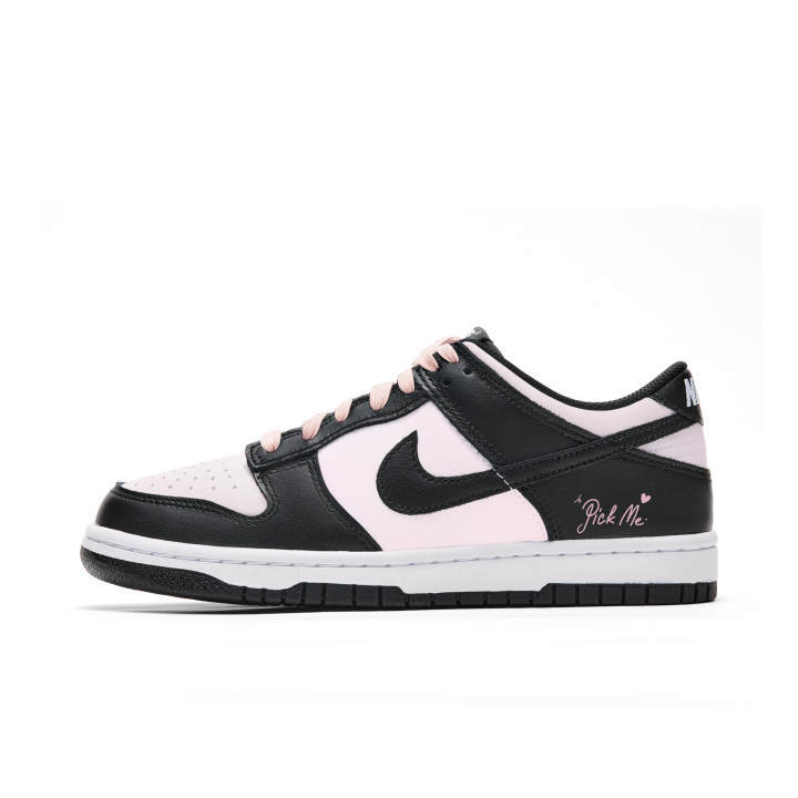 Nike Nike Dunk Abrasion Resistant Abrasion Resistant Low top Skateboard Shoes Women's Pink Black