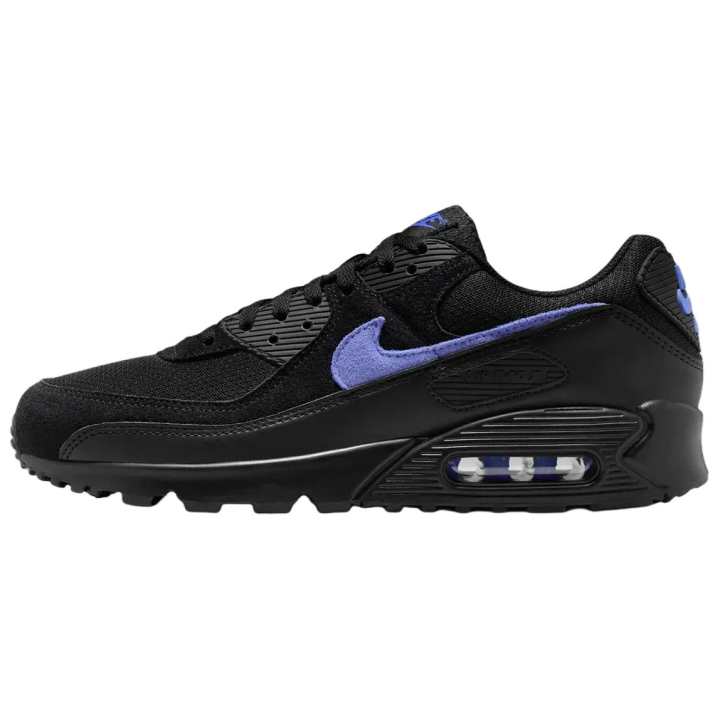 Nike Nike Air Max 90 Running Shoes Unisex Black Purple