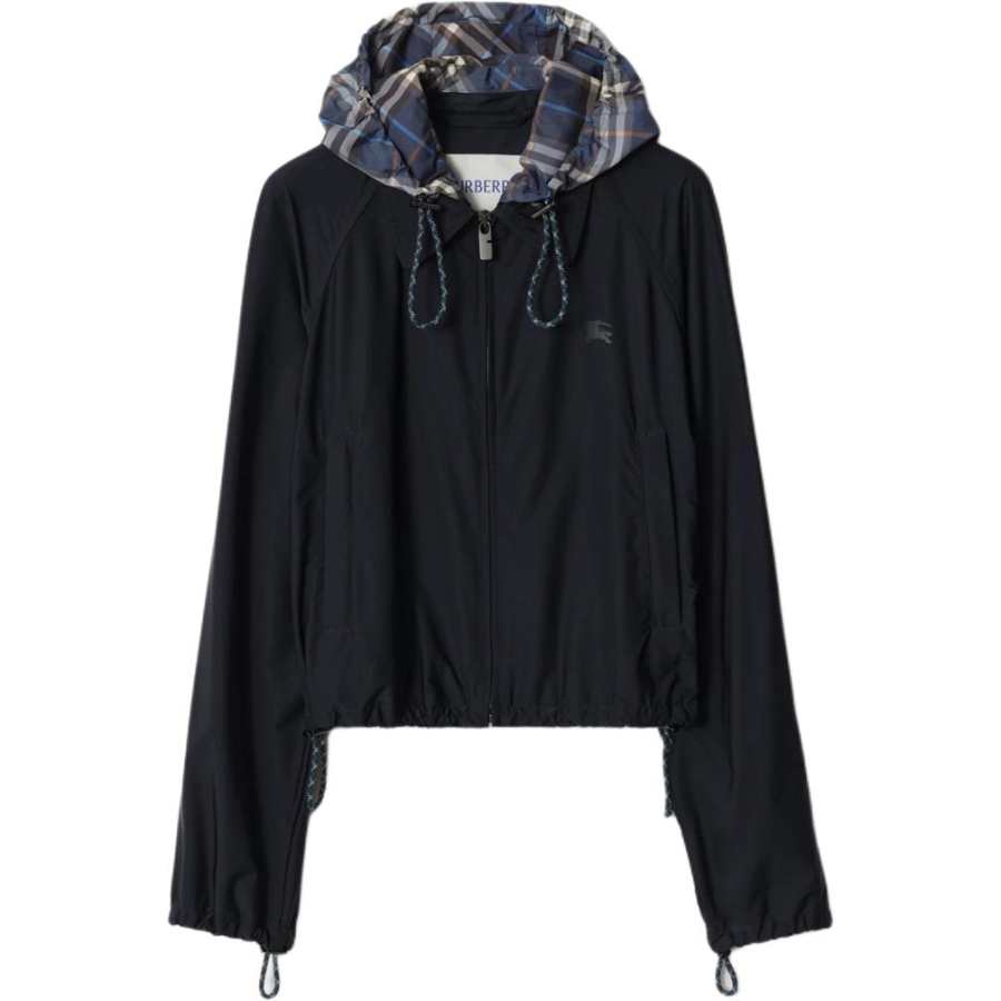 Burberry detachable-hood jacket