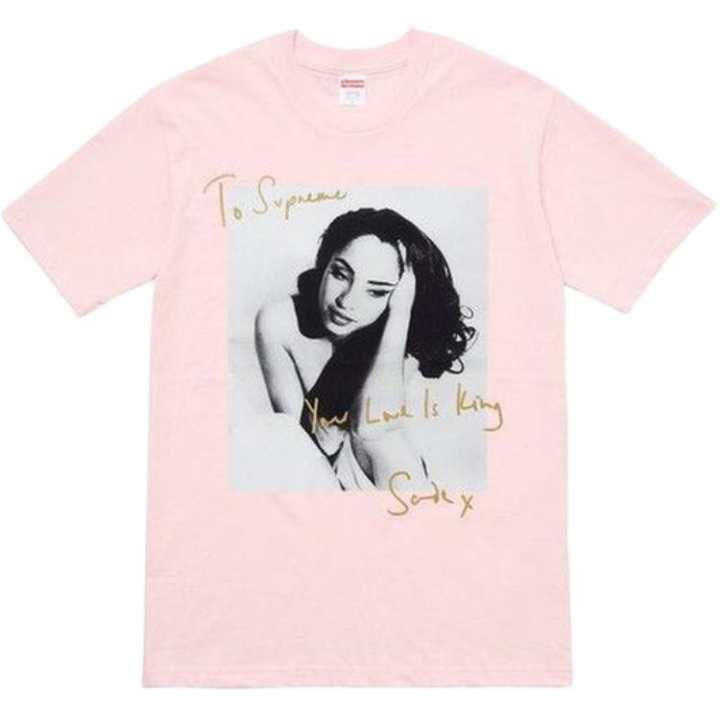 Supreme Supreme T Shirts Unisex Pink Crew Neck