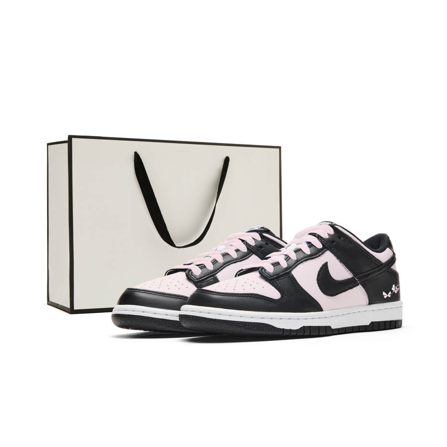 Nike Nike Dunk Abrasion Resistant Abrasion Resistant Low top Skateboard Shoes Women's Pink Black