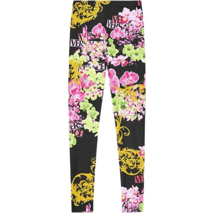 VERSACE Versace floral print leggings