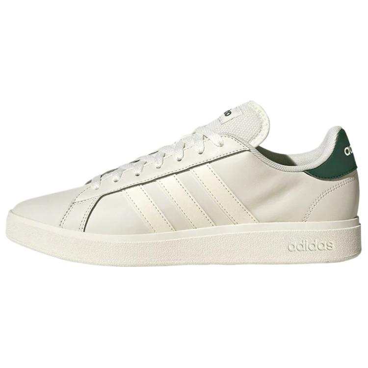Adidas Adidas GRAND COURT Synthetic Leather Skateboard Shoes Men's White