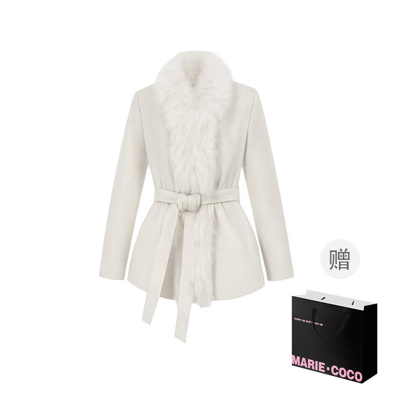 MARIE·COCO Coats Women's Coat Fur Collar Thickened
