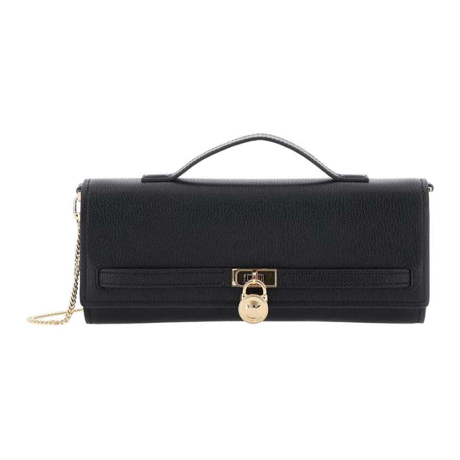 MICHAEL KORS Cow Leather One Shoulder Handbag Medium Women's Black