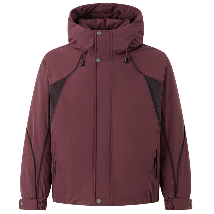 YALU Down Jackets Unisex Hooded Thickened