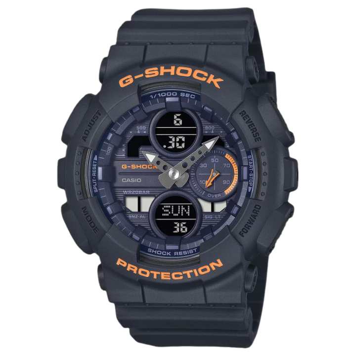 CASIO CASIO ANALOG DIGITAL Quartz Movement Resin Strap Watch Women's Watch Blue Dial