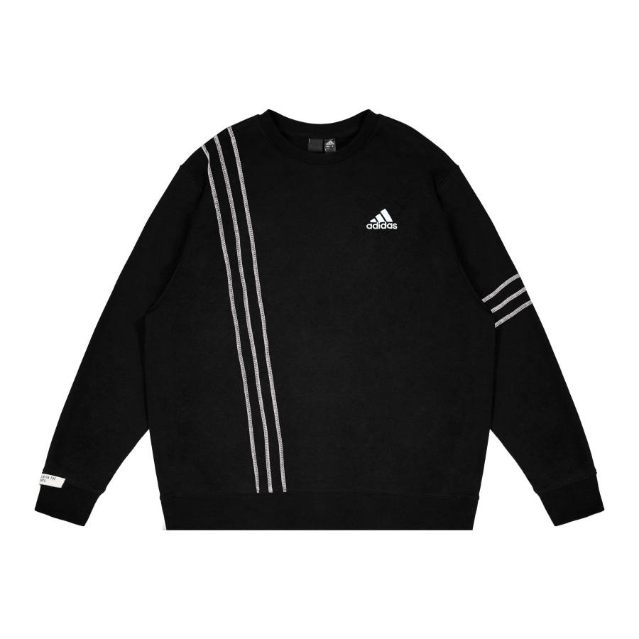 Adidas Adidas Sweatshirts Unisex Black Crew Neck Moderate Regular